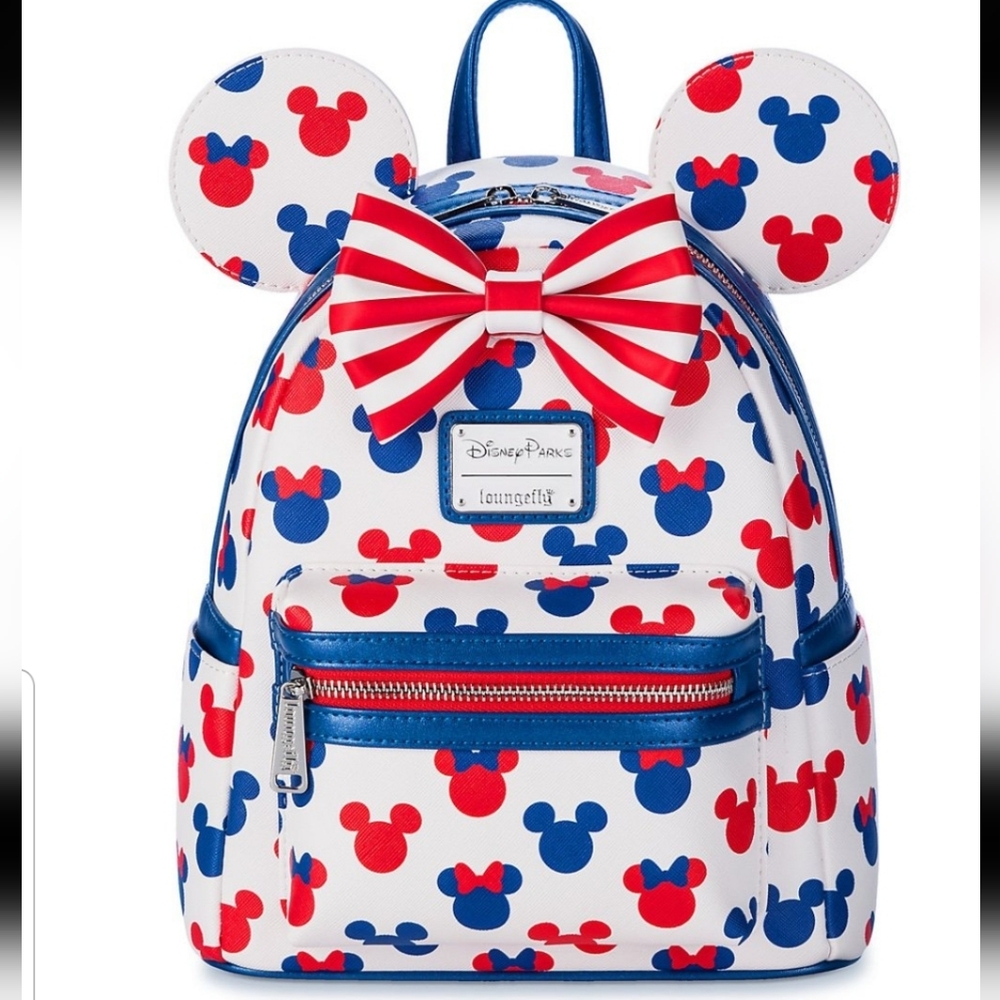 Mickey And Minnie Mouse Icon Americana  Loungefly mini Backpack 2025. Make offer